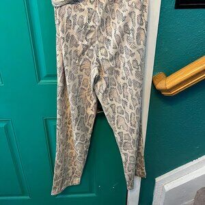 Story On Snakeskin pants